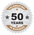 Celebrating 50 years in business
